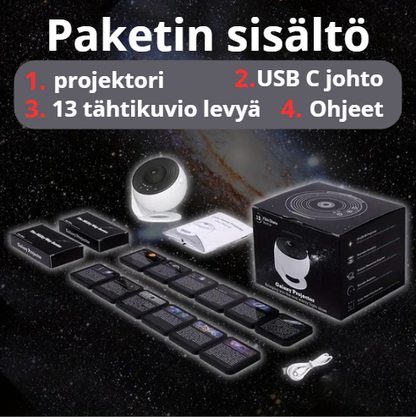 ProjectorX™ Tähtitaivas-projektori